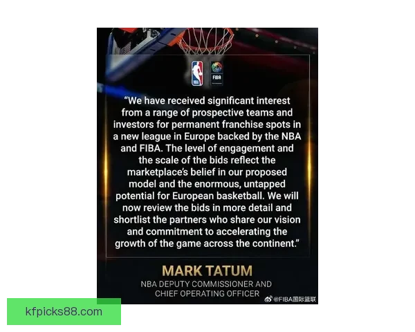 NBA与欧篮联国际篮联计划重启谈判 共建24队欧洲联赛新篇章